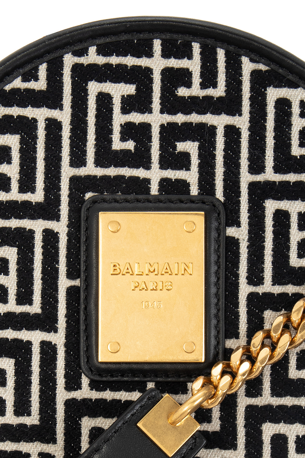 Balmain EF1SK719XK69OHP 関税送料込 Balmain - Cotton crew-neck sweatshirt black - The Corner
